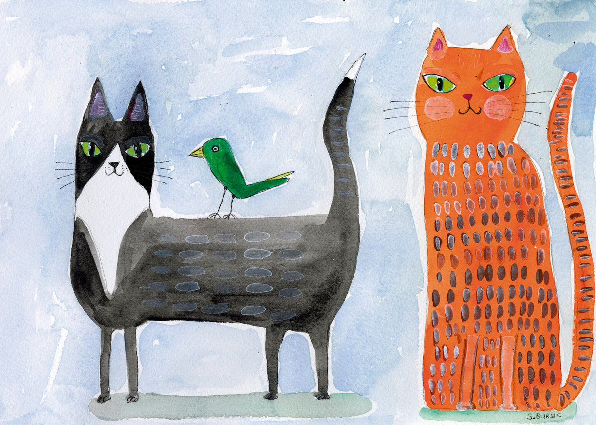 Unusual Friends - Unframed art print