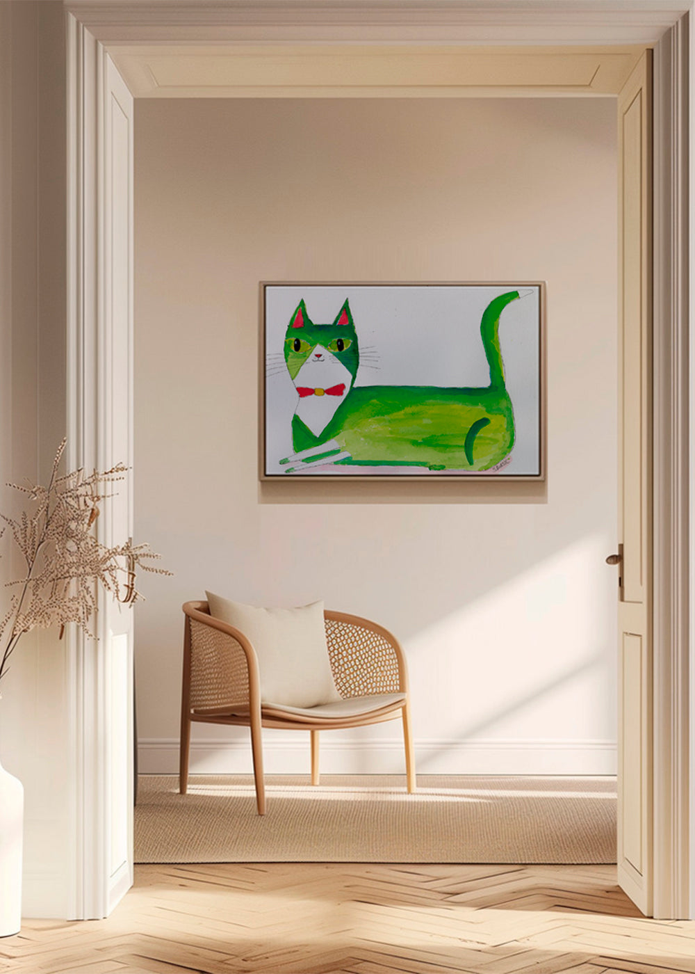 The green cat