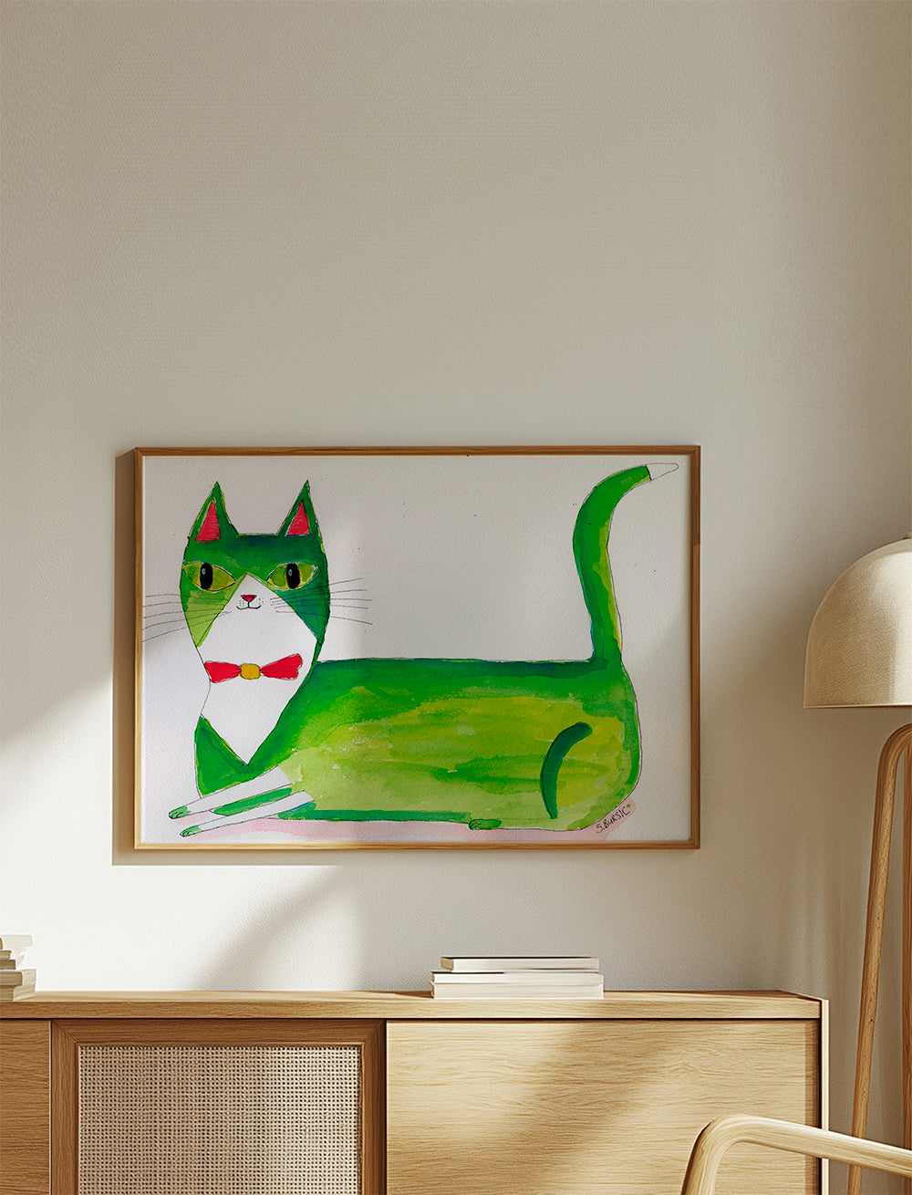 The green cat