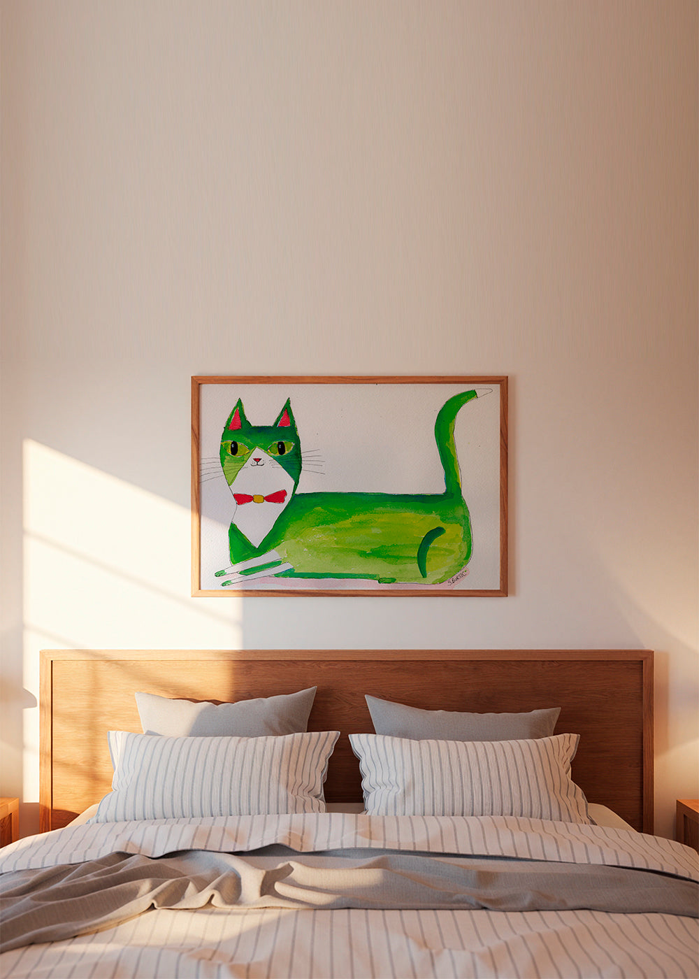 The green cat