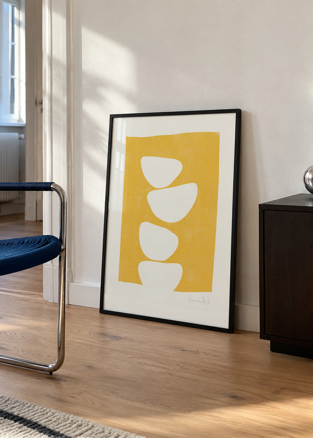 Mellow No2 - Framed poster in an interior