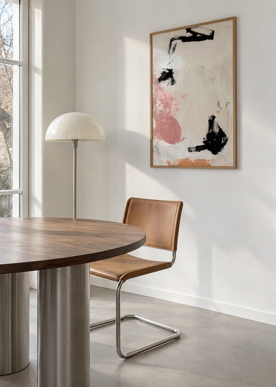 Ballet - Framed poster in an interior