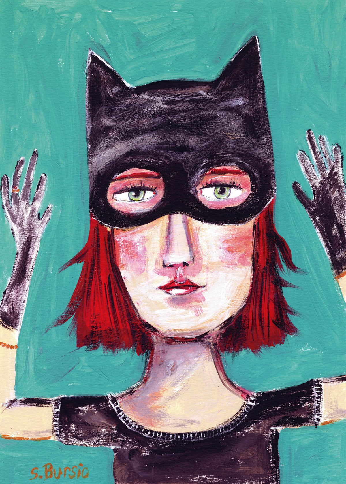 Cat Lady - Unframed art print