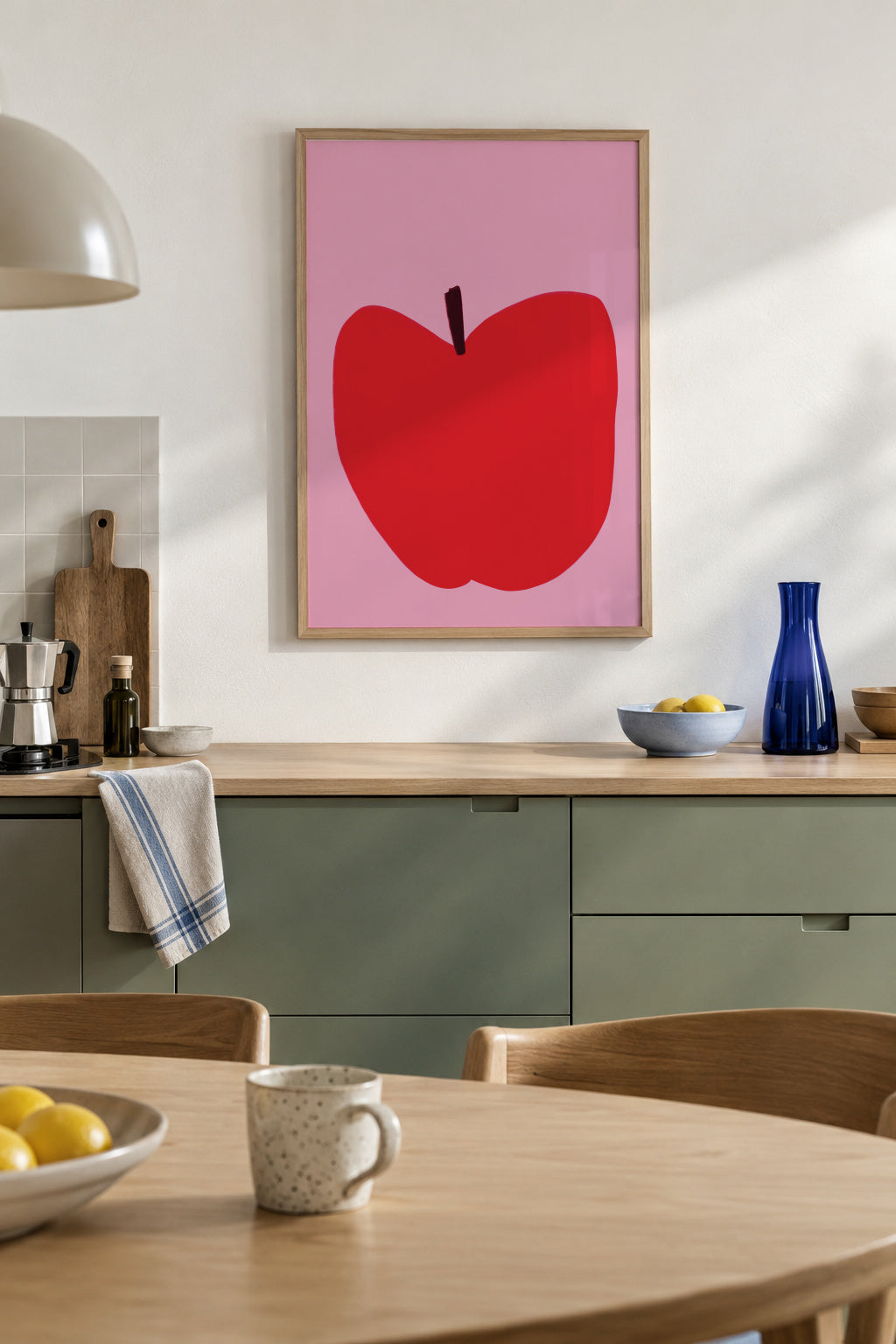 Apple - Framed poster in an interior