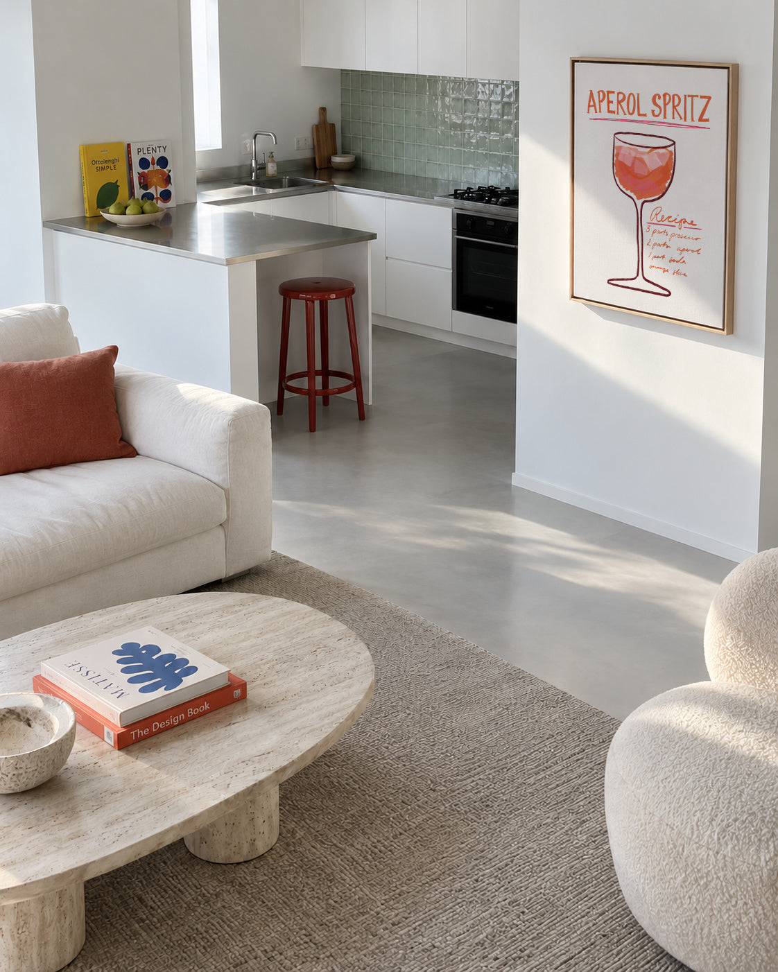 Aperol Spritz - Framed canvas in an interior
