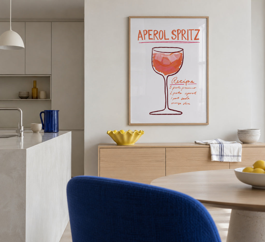 Aperol Spritz - Framed poster in an interior