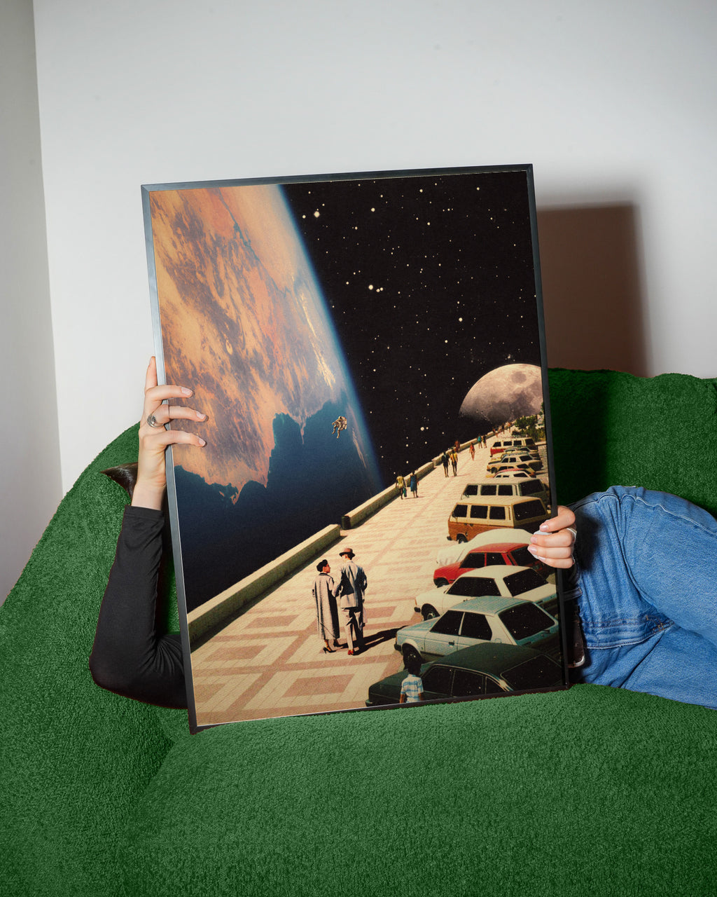 Space Promenade - Framed poster detail
