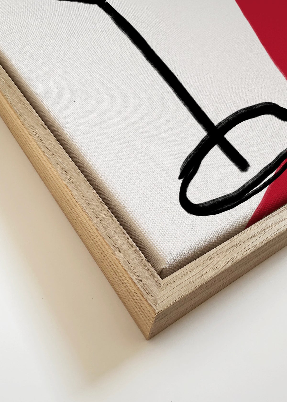 More Wine Please - Framed canvas detail