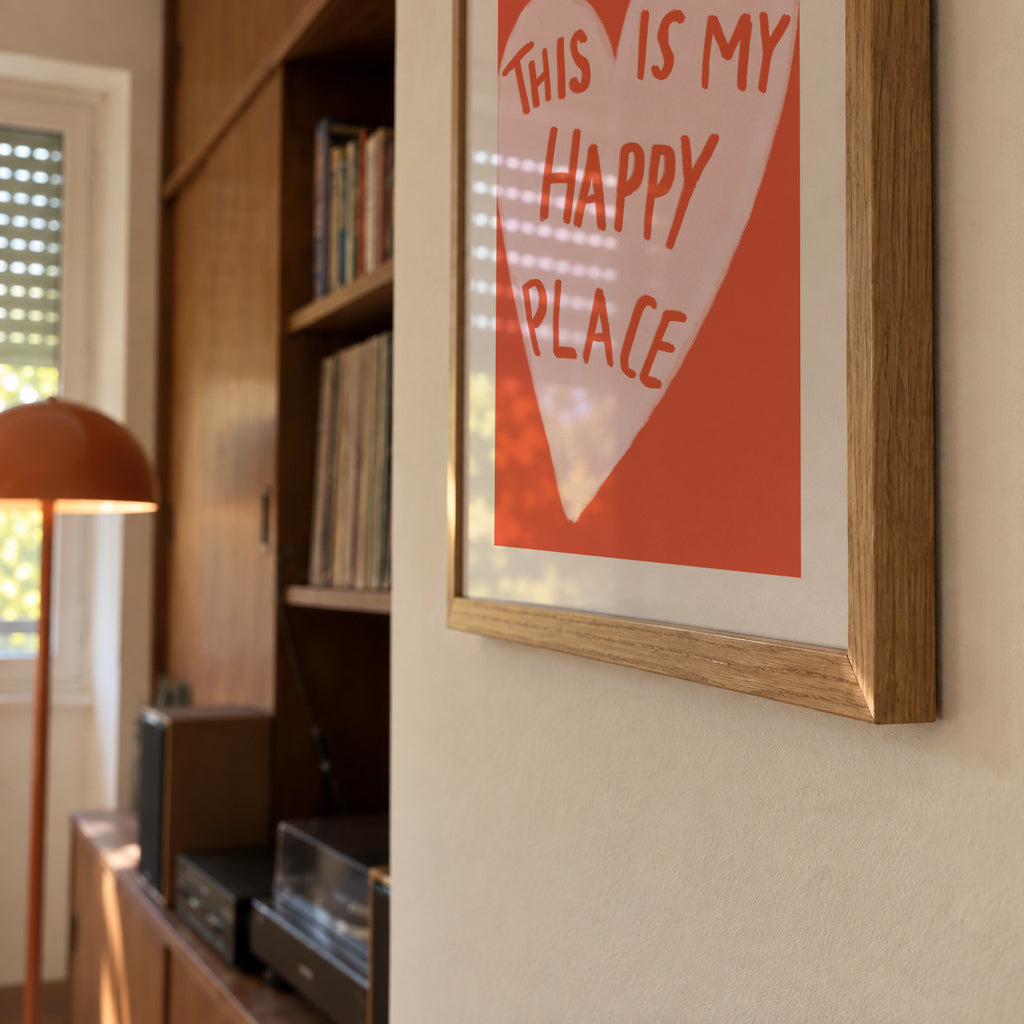 Happy Place - Framed poster detail