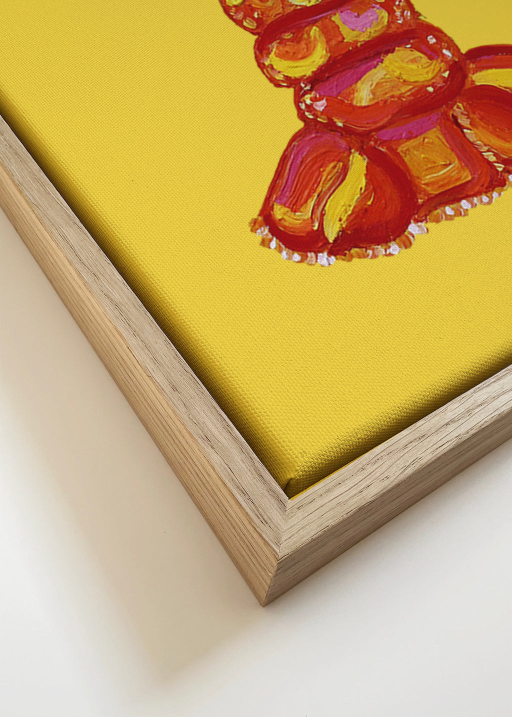 Lobster Langoustines Pop Art 2 - Framed canvas detail