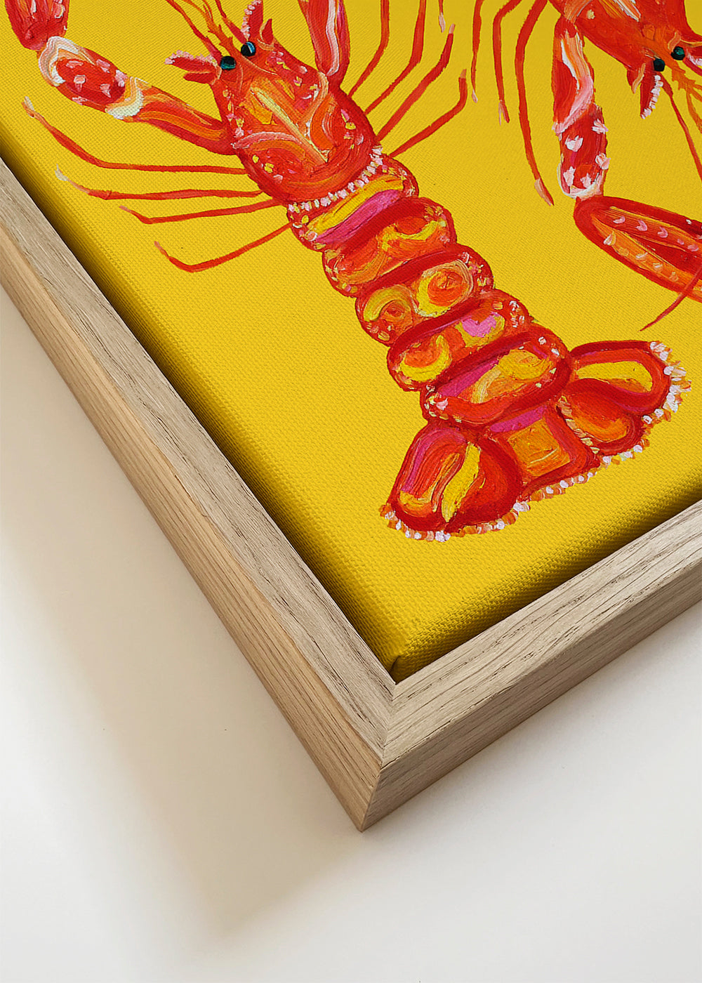 Langoustines On Yellow