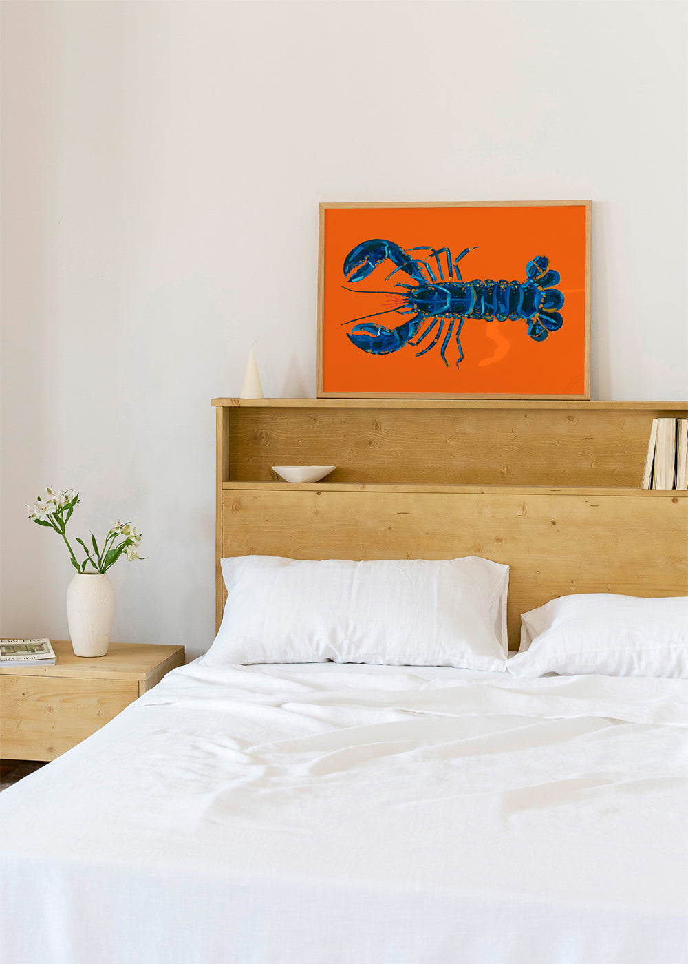 Lobster On Orange