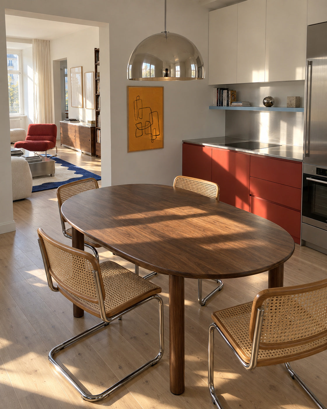Banana Maze - Framed poster in an interior
