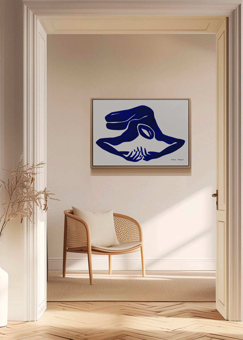 Blue Figure #6