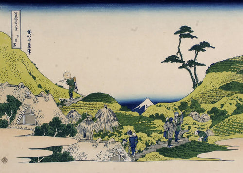 Shimomeguro - Katsushika Hokusai - Unframed art print