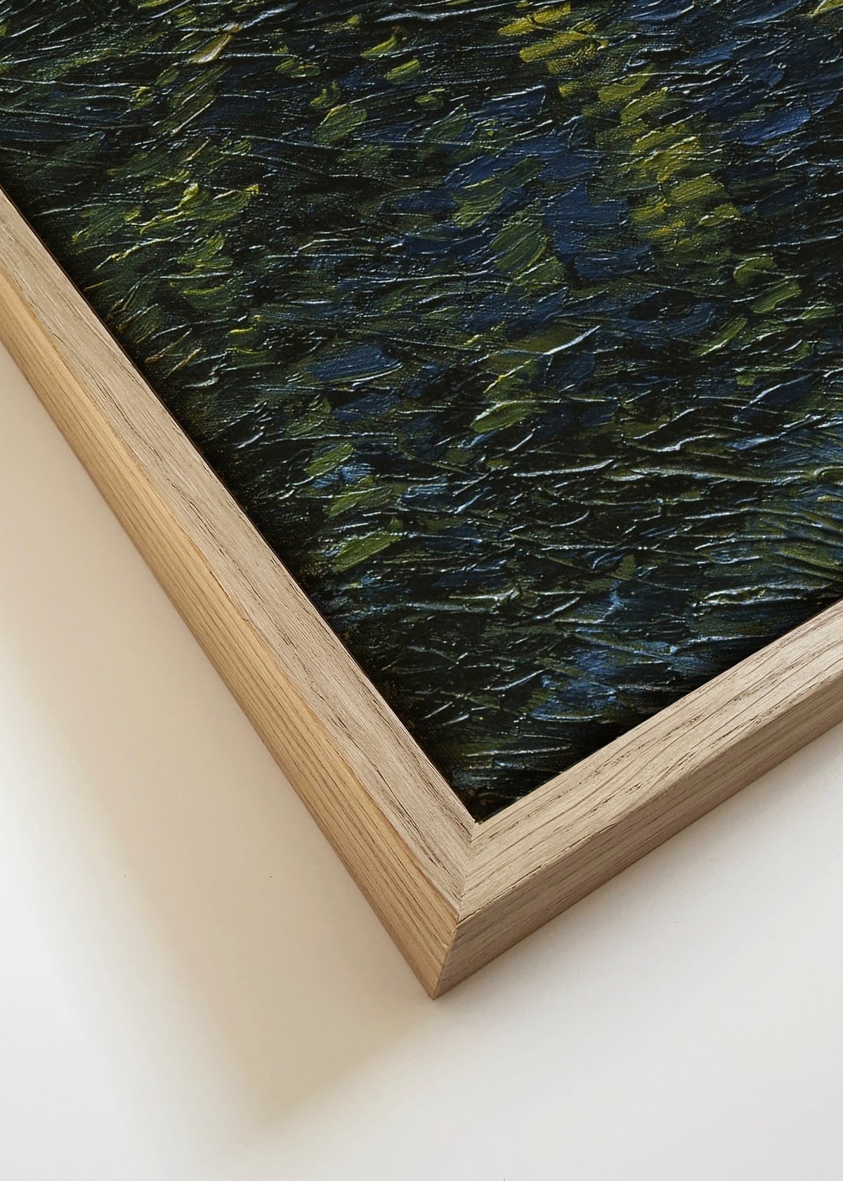 Starry Night over the Rhone - Van Gogh - Framed canvas detail