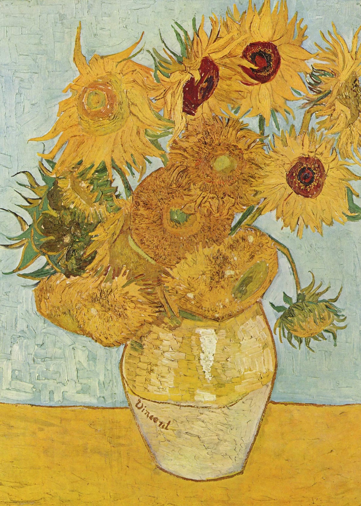 The Sunflowers - Van Gogh - Obra sin marco