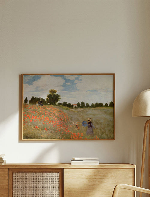 Poppy Field - Claude Monet