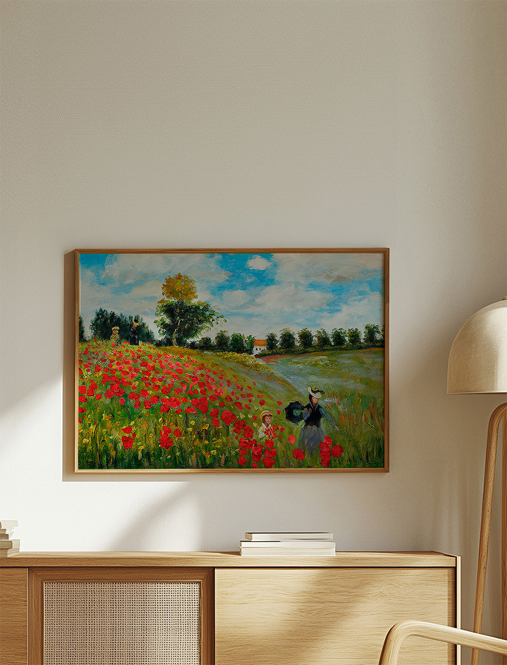 Poppy Field in Argenteuil - Claude Monet