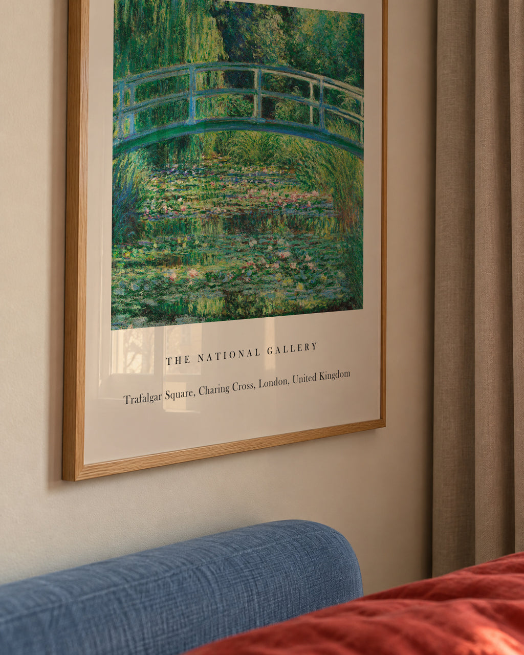 Water Lily Pond Exhibition - Claude Monet - Framed poster detail