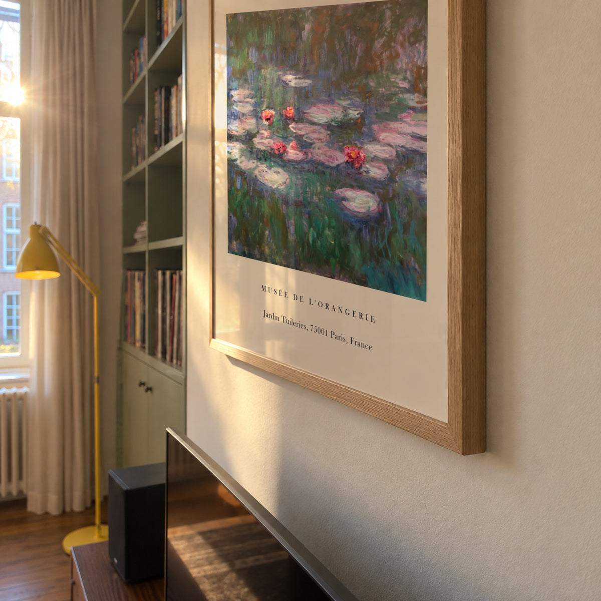 Water lilies Exhibition - Claude Monet - Framed poster detail