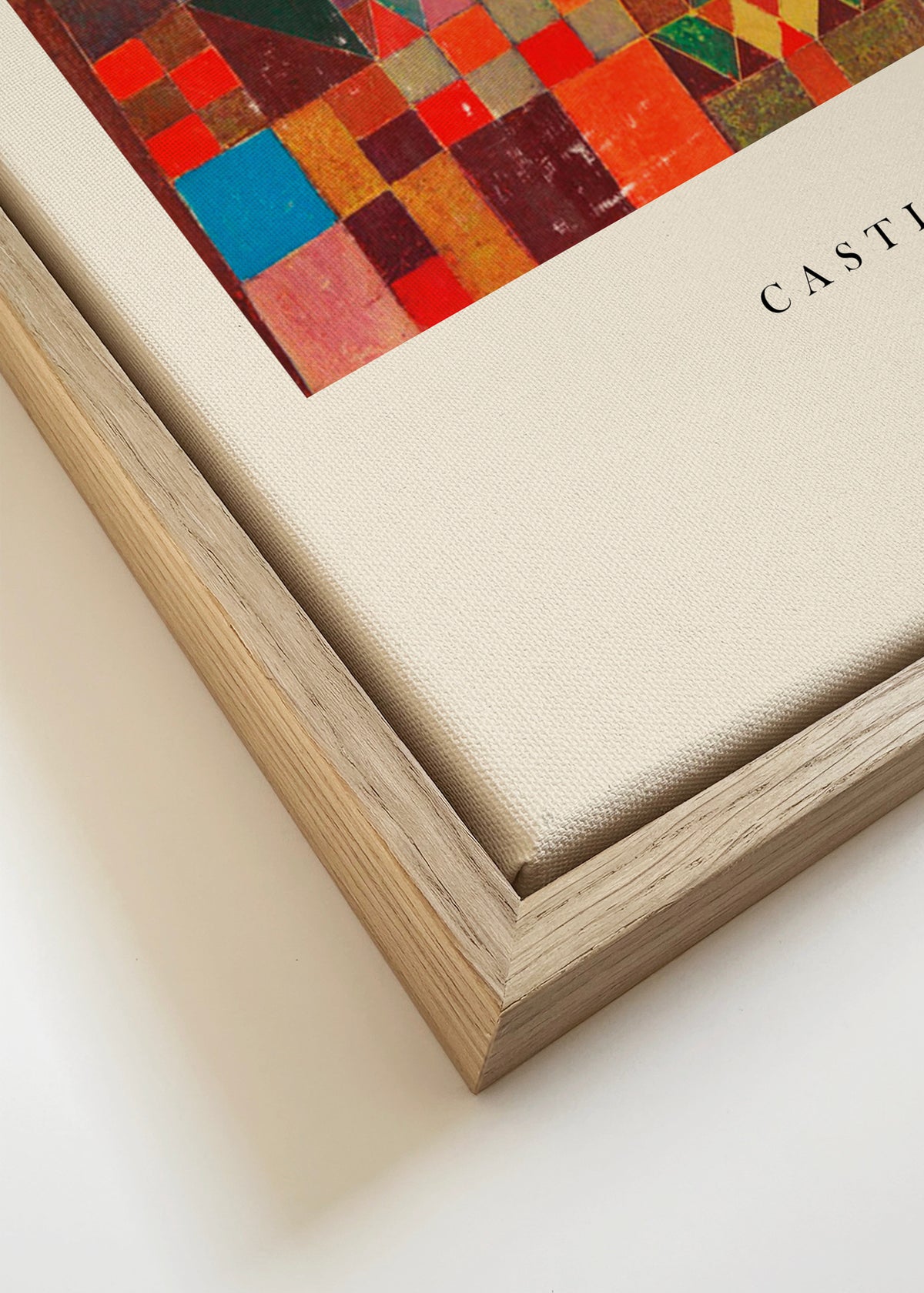 Castle and Sun Exhibition - Paul Klee - Framed canvas detail