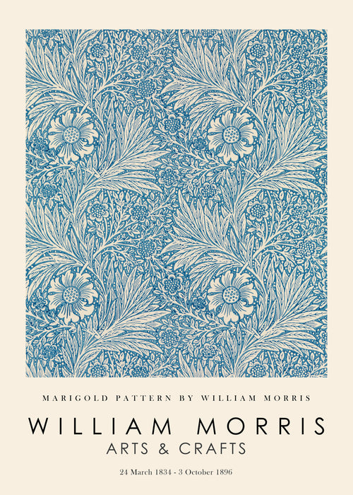 Marigold Pattern by William Morris Exhibition - Unframed art print