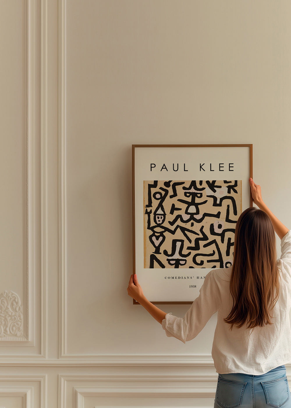 Comedians' Handbill Exhibition White - Paul Klee