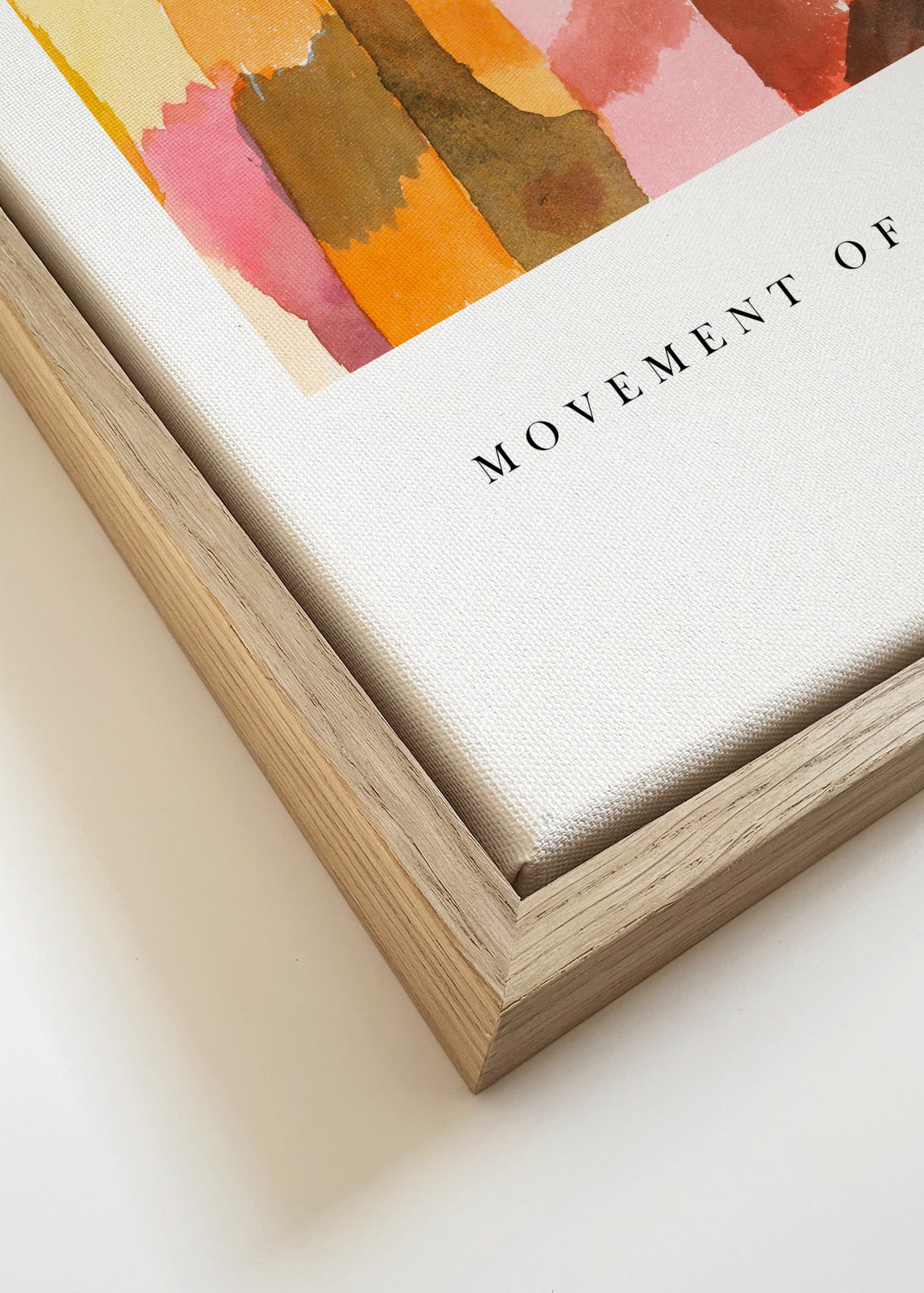 Movement of Vaulted Chambers Exhibition White - Paul Klee - Framed canvas detail