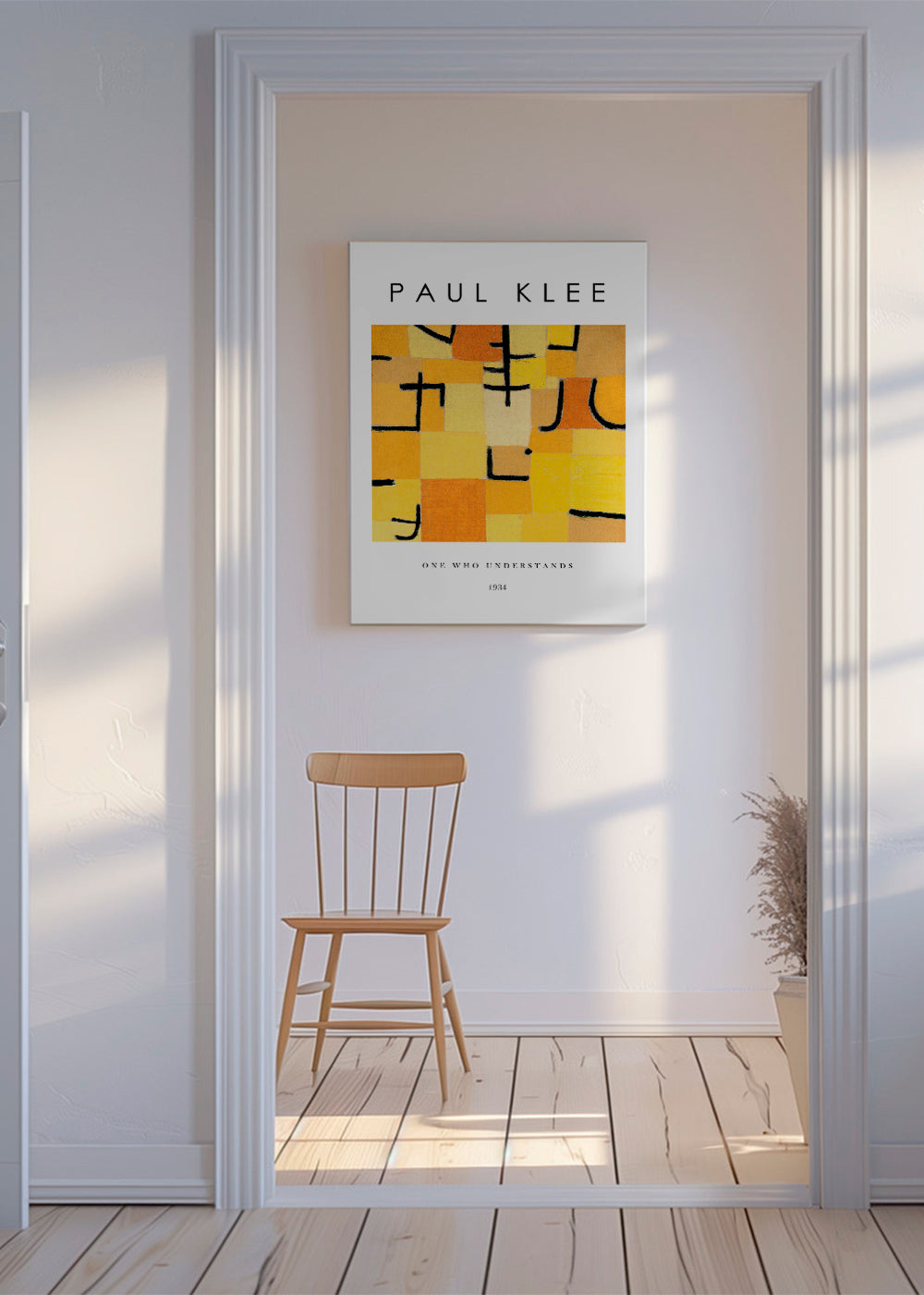 One Who Understands 2 Exhibition White - Paul Klee
