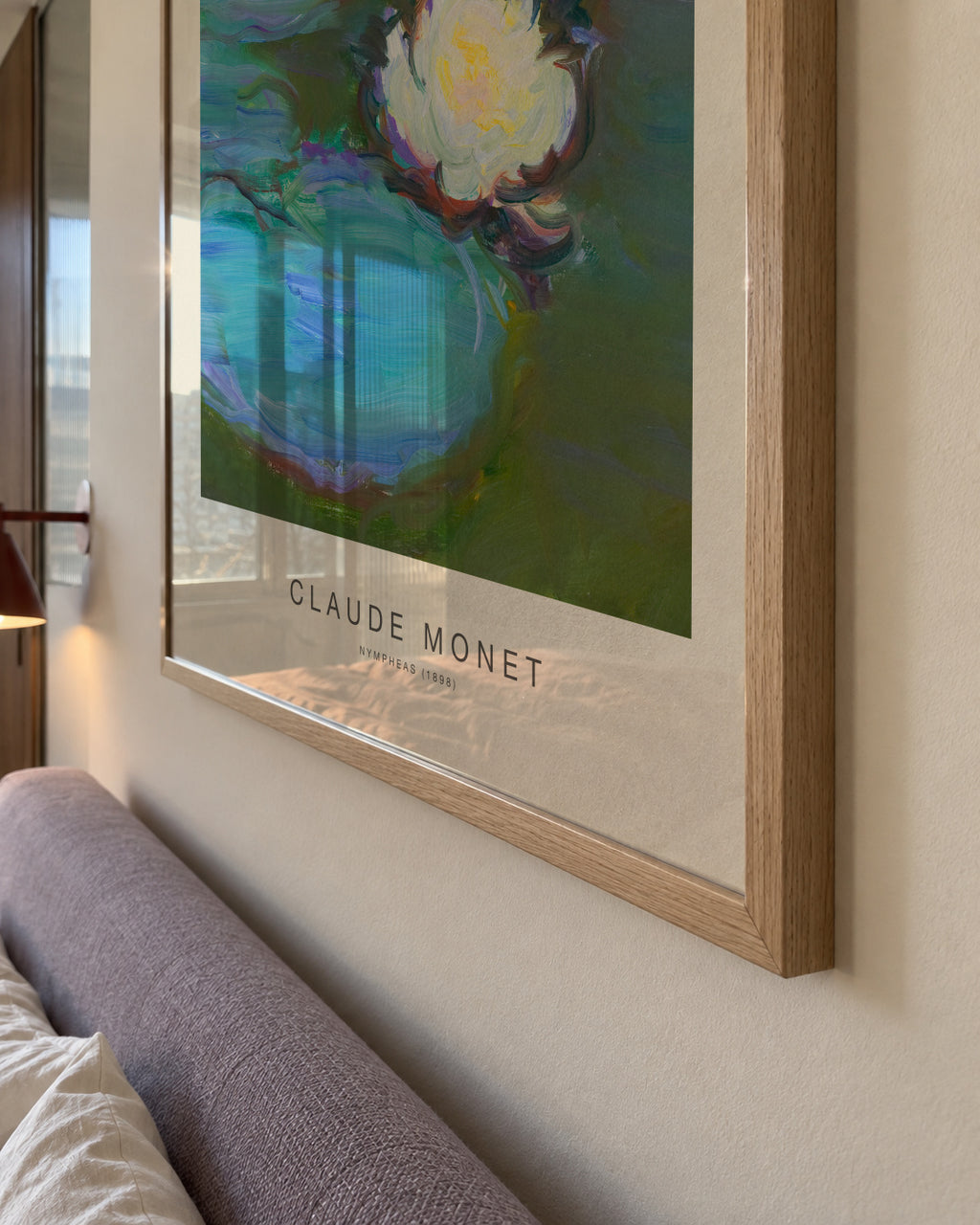 Nympheas (Special Edition) - Claude Monet - Framed poster detail