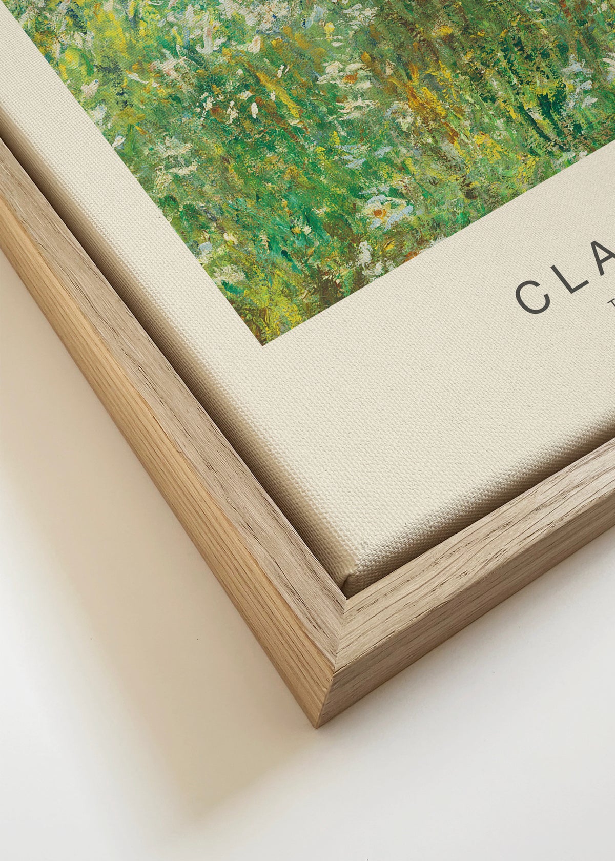 The Banks of the Seine (Special Edition) - Claude Monet - Framed canvas detail
