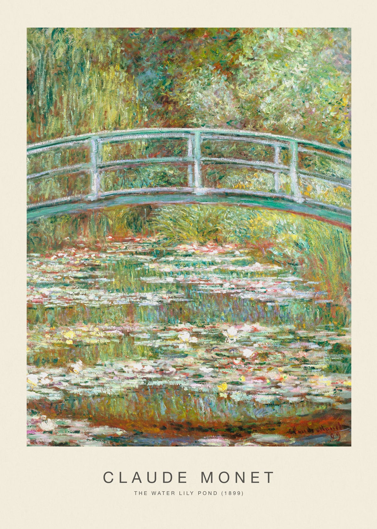 The Water Lily Pond (Special Edition) - Claude Monet - Unframed art print