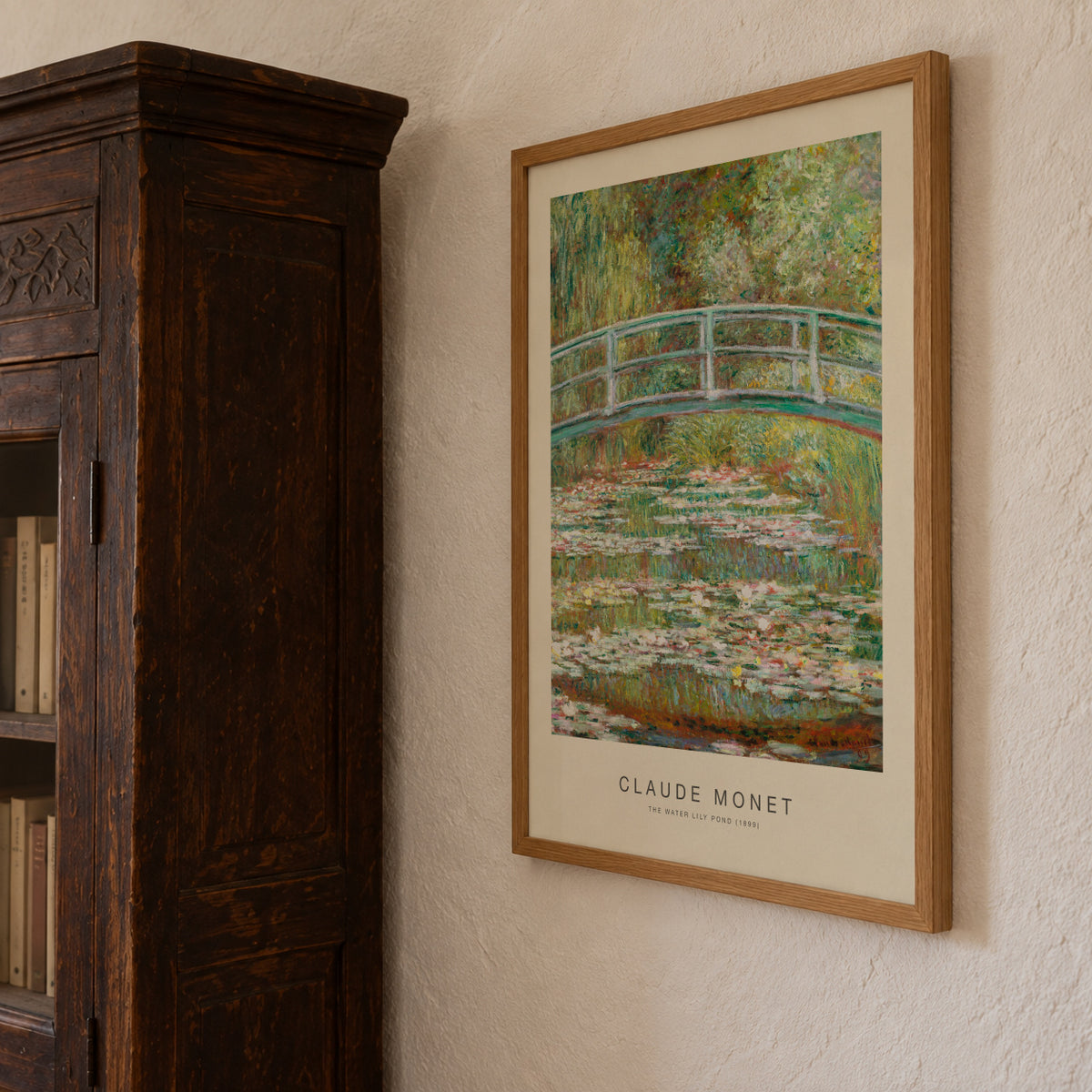 The Water Lily Pond (Special Edition) - Claude Monet - Framed poster detail