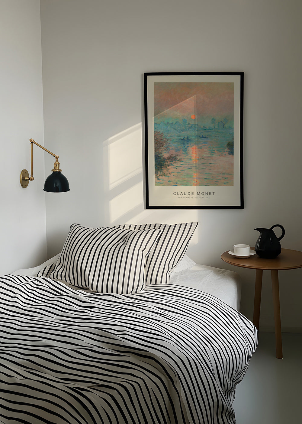 Sun Setting on the Seine (Special Edition) - Claude Monet - Poster en ambiente
