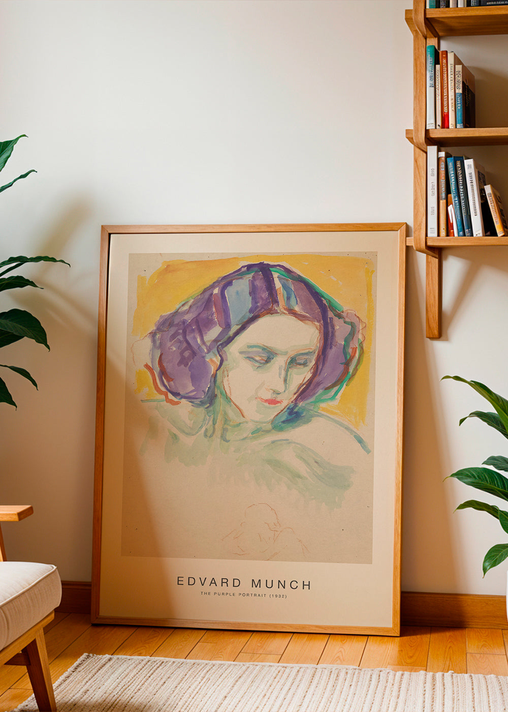 The Purple Portrait (Special Edition) - Edvard Munch