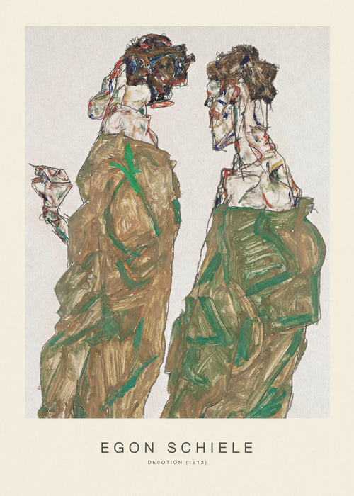 Devotion (Special Edition) - Egon Schiele - Unframed art print