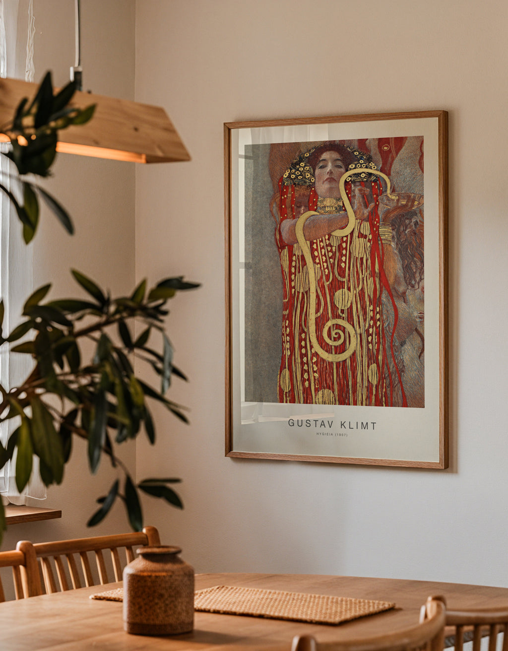 Hygieia (Special Edition) - Gustav Klimt - Framed poster detail