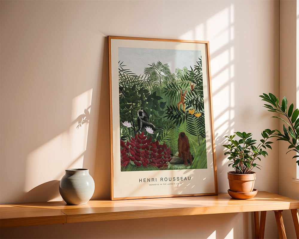 Monkeys in the Jungle (Special Edition) - Henri Rousseau
