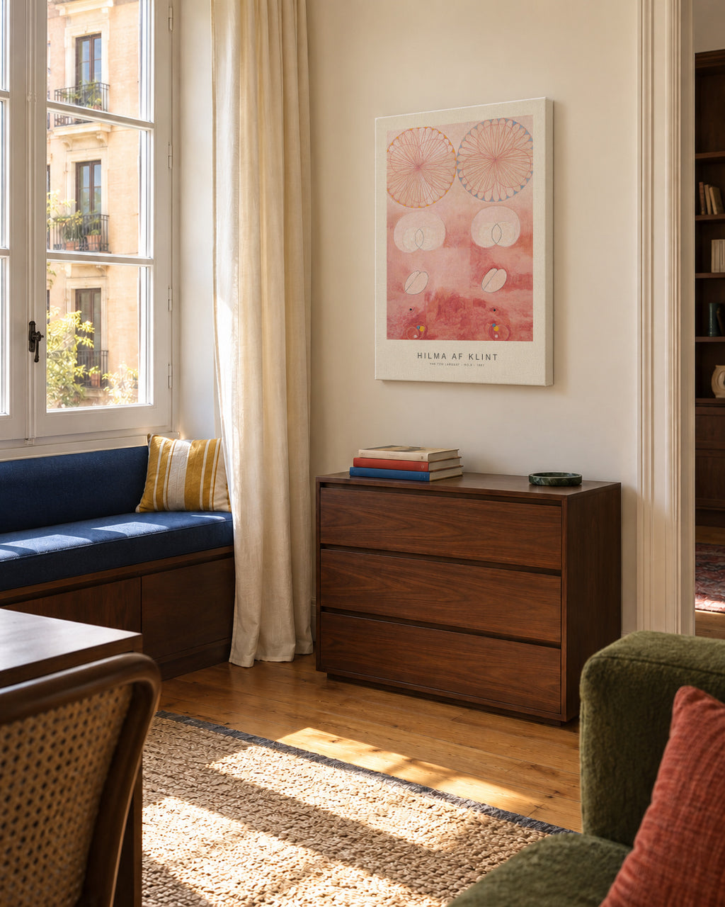 The Ten Largest, No.9 (Special Edition) - Hilma af Klint - Unframed canvas in an interior