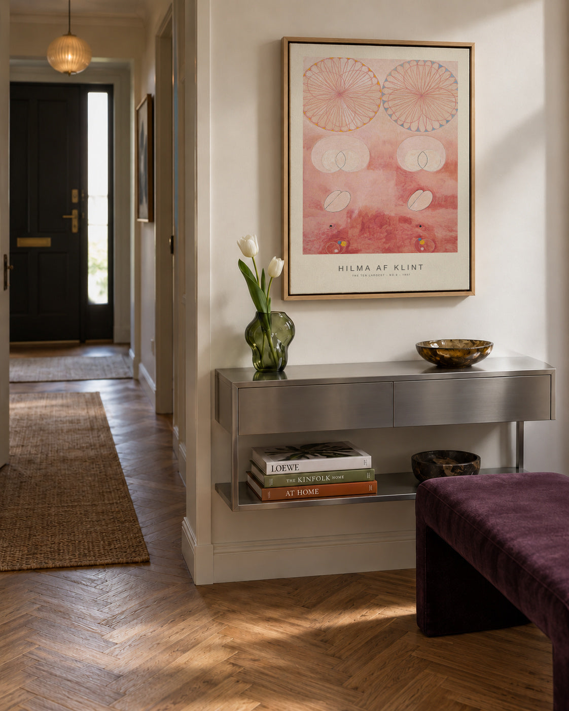 The Ten Largest, No.9 (Special Edition) - Hilma af Klint - Framed canvas in an interior