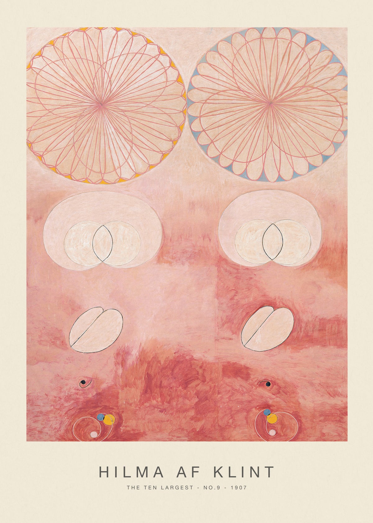 The Ten Largest, No.9 (Special Edition) - Hilma af Klint - Unframed art print