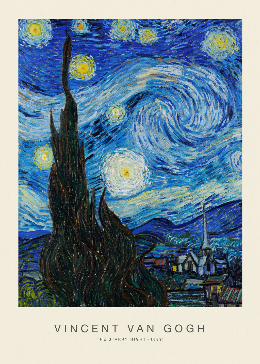 The Starry Night (Special Edition) - Vincent van Gogh - Unframed art print