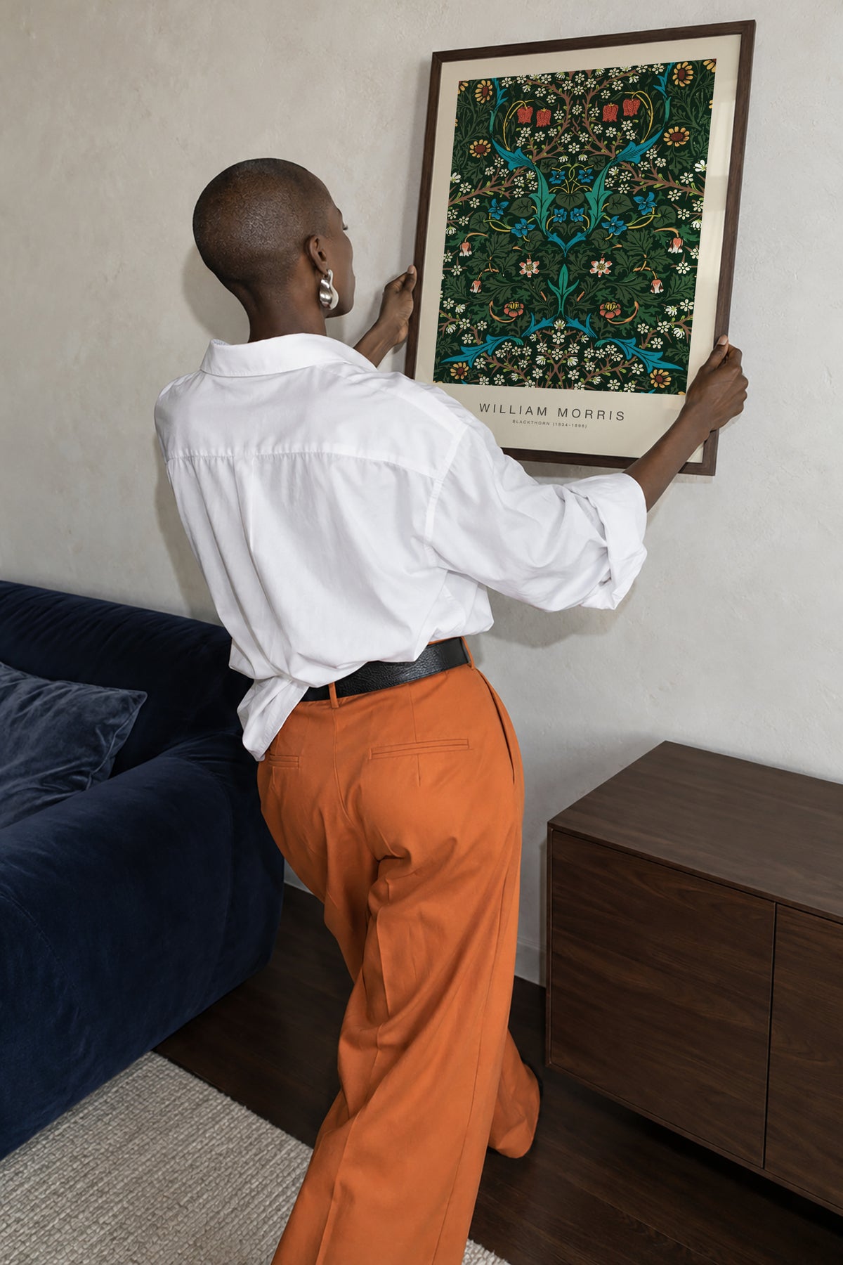 Blackthorn (Special Edition) - William Morris - Framed poster in an interior