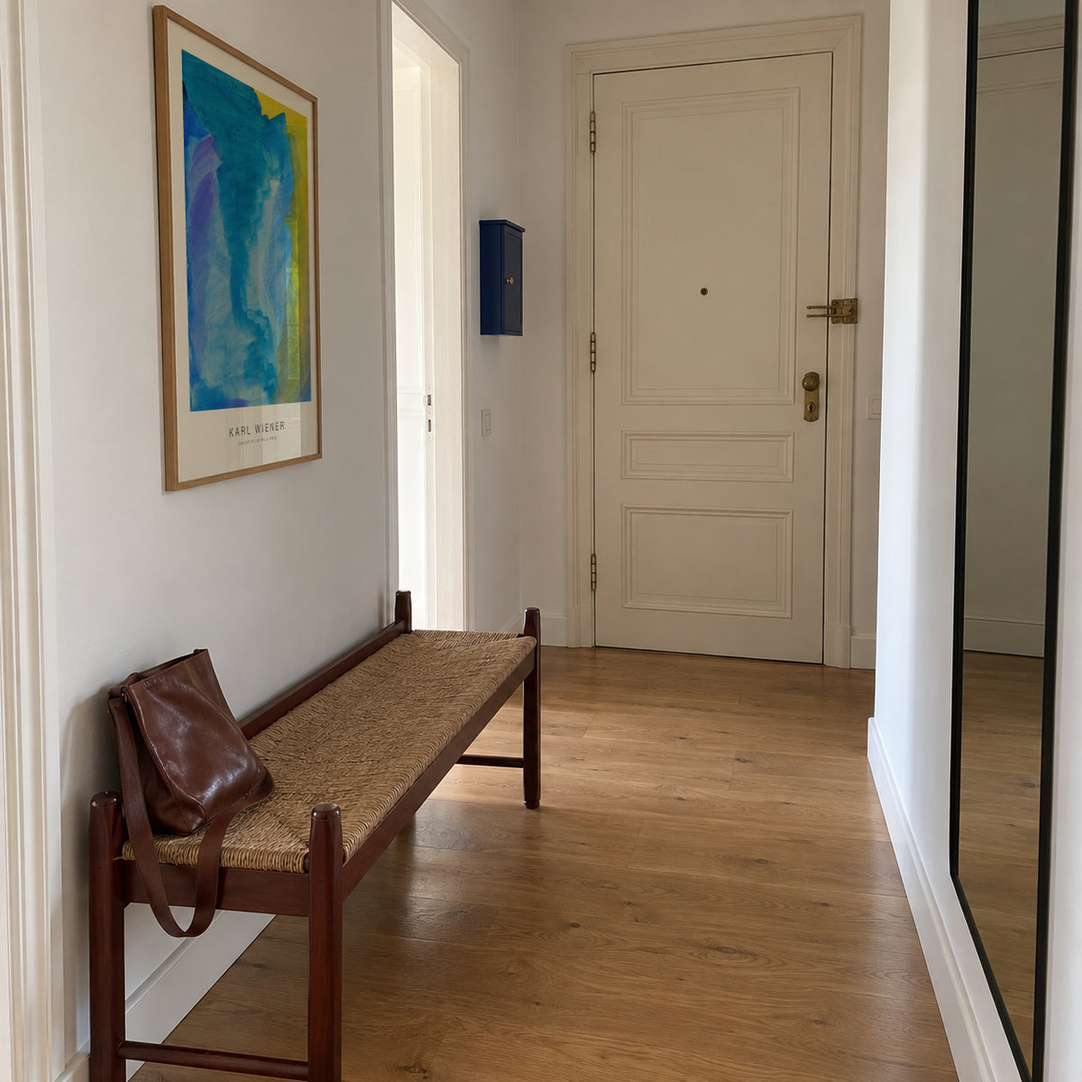 Colour Study No.4 - Karl Wiener - Framed poster in an interior