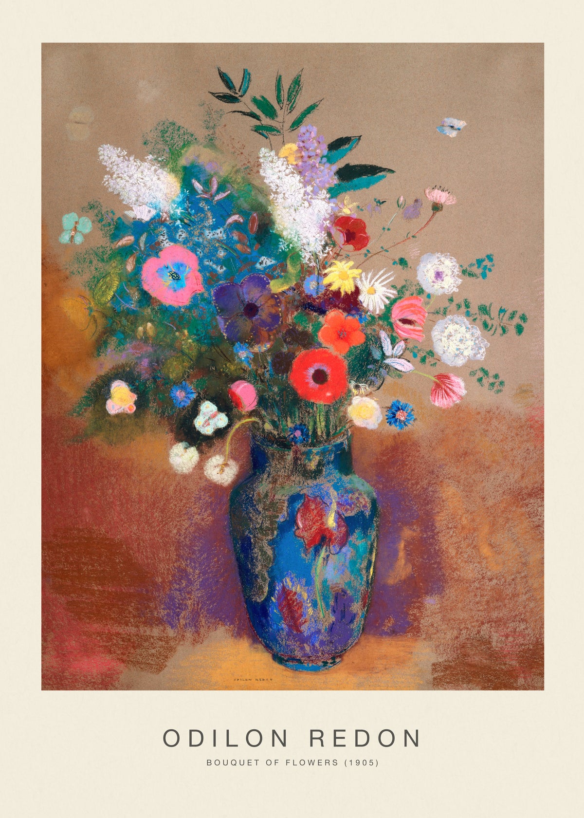 Bouquet of Flowers (Special Edition) - Odilon Redon - Unframed art print