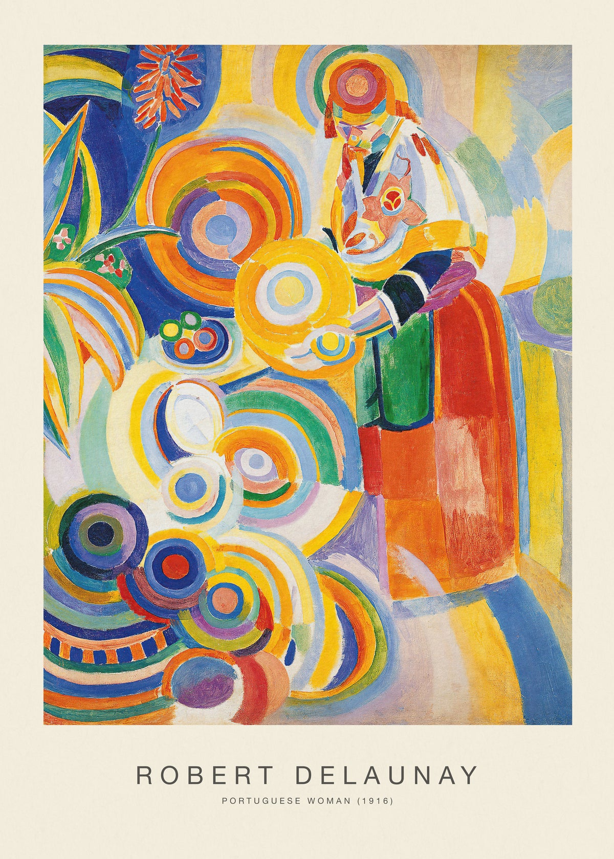 Portuguese Woman (Special Edition) - Robert Delaunay - Unframed art print