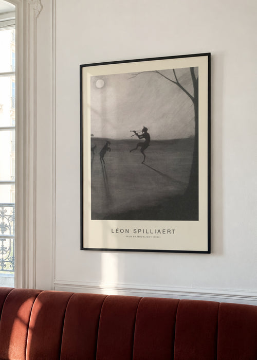 Faun by Moonlight (Special Edition) - Léon Spilliaert - Framed poster in an interior