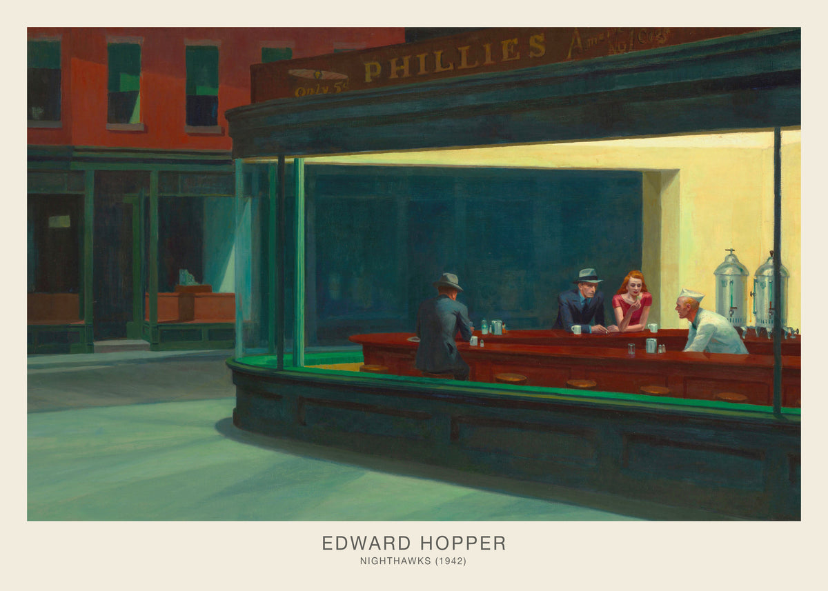 Nighthawks (Special Edition) - Edward Hopper - Obra sin marco
