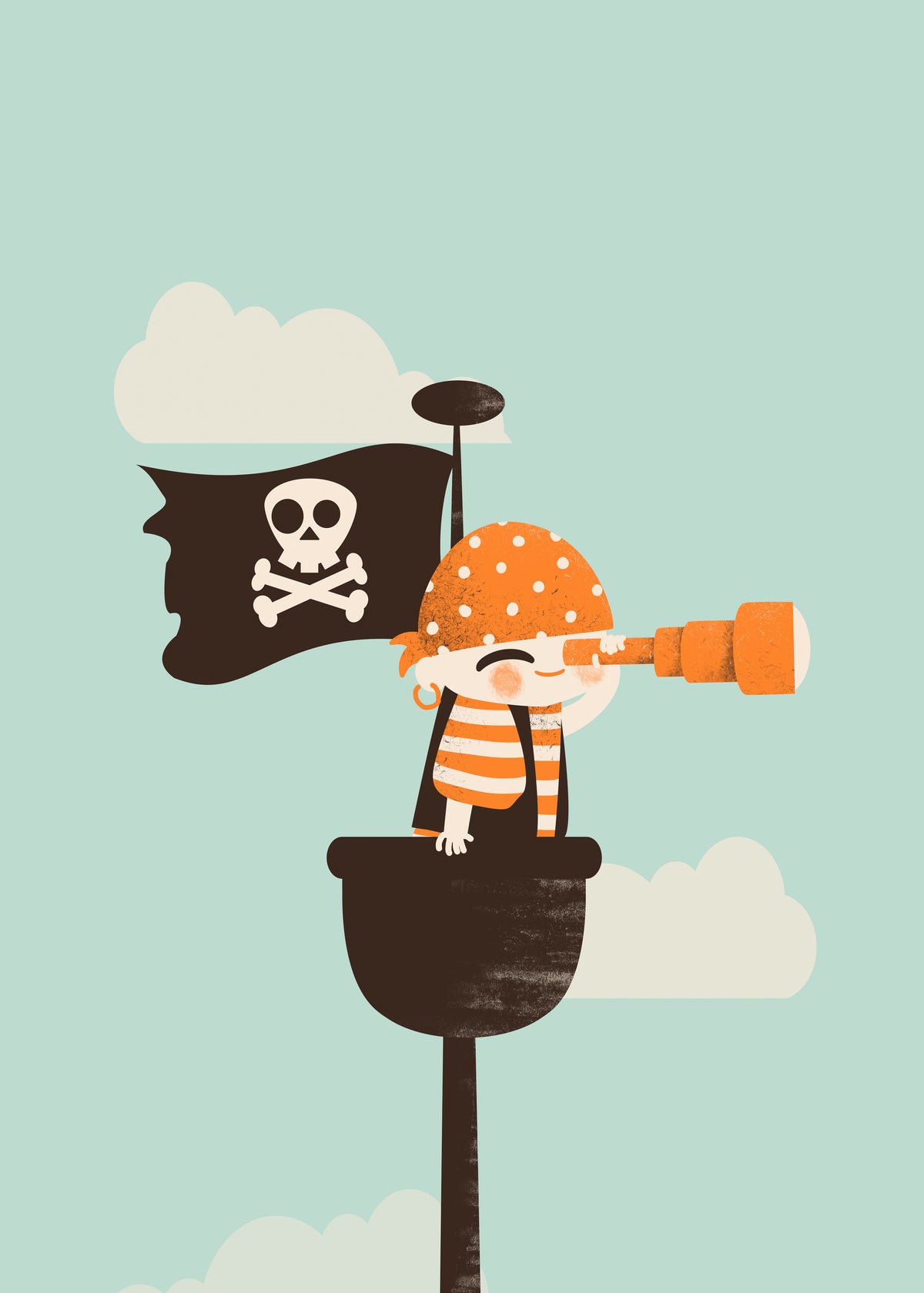 Pirate Lookout - Unframed art print